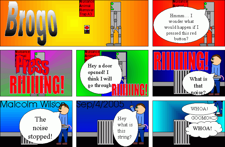 Comic strip for September 4st, 2005